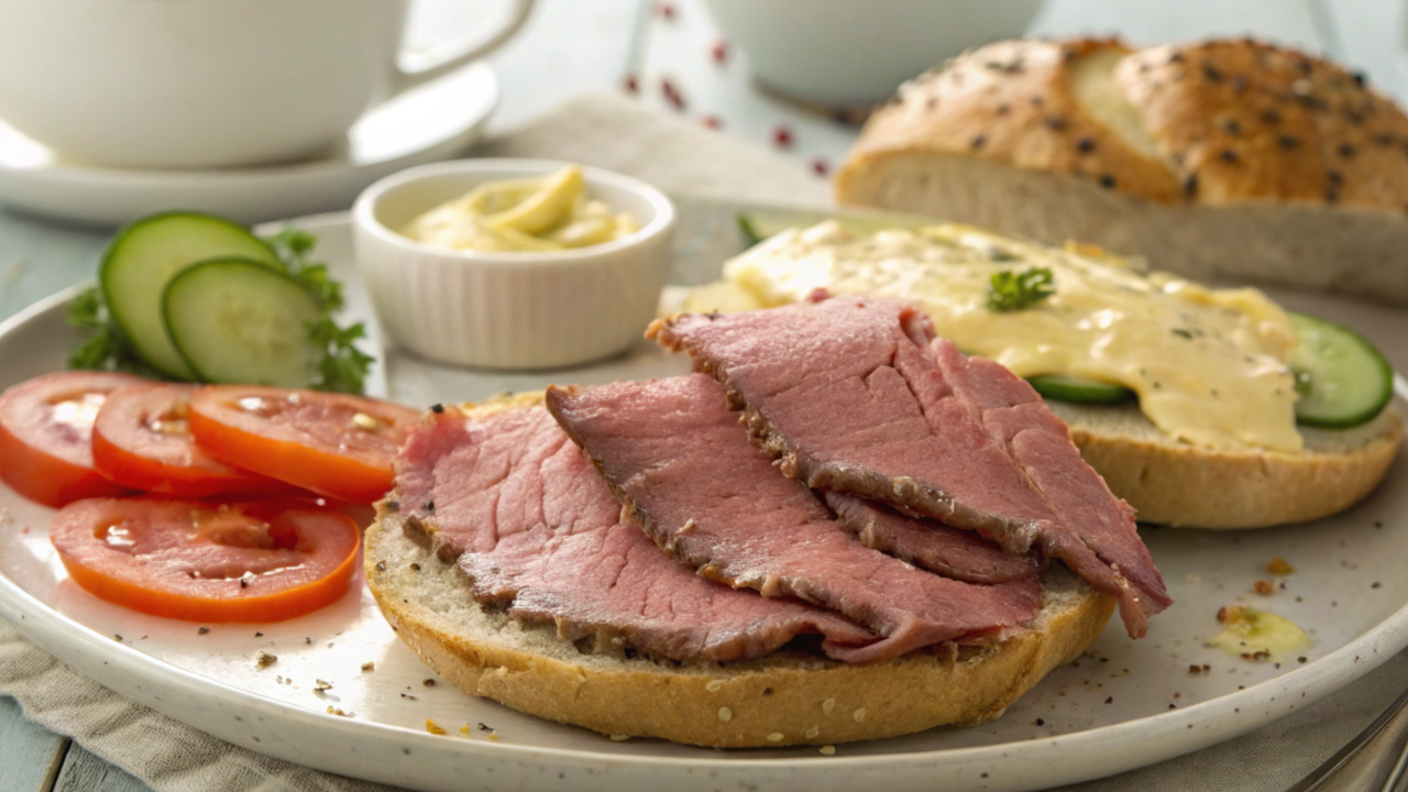 Simple Salt Beef Recipe breakfast