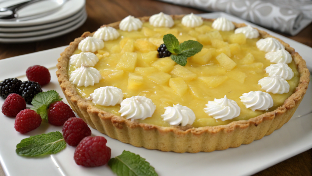 Pineapple Cream Cheese Pie: A Tropical Dessert Delight