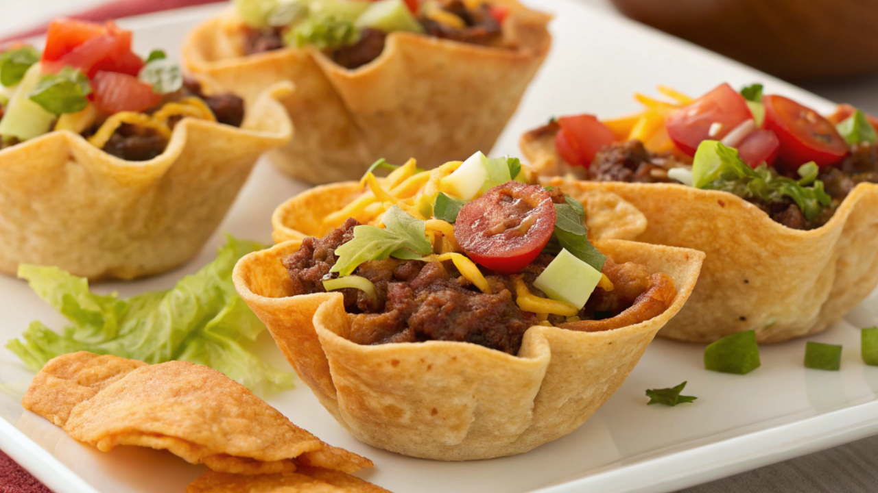 Crunchy Taco Cups: A Bite-Sized Twist on Classic Tacos