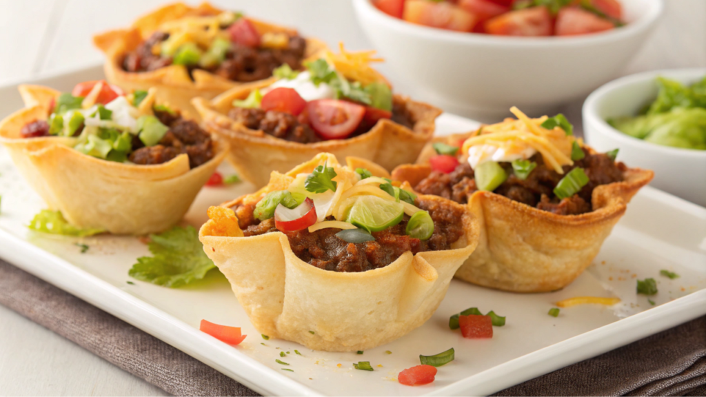 Crunchy Taco Cups