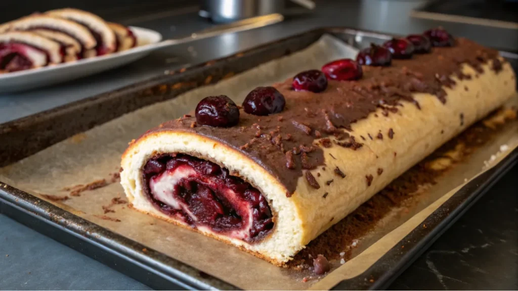 Black Forest Cherry Roll