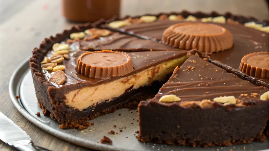 Giant Reese's Peanut Butter Cup Pie