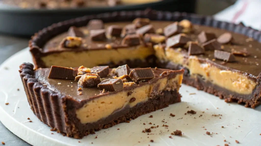 Giant Reese's Peanut Butter Cup Pie