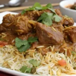 Mutton Biryani with Chicken Gravy