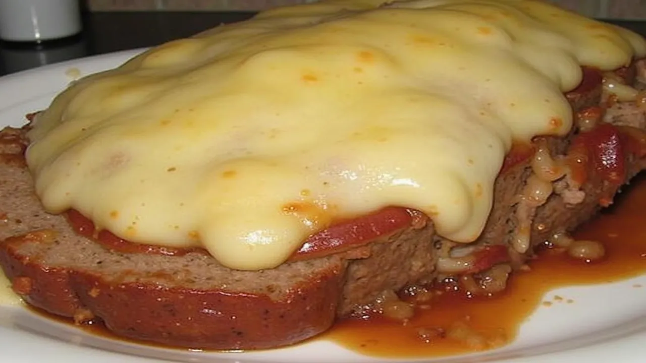 French Onion Meatloaf with Cheese