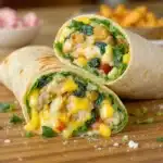 Cheesy Chicken & Spinach Wraps: A Simple & Delicious 2 Cheesy Chicken & Spinach Wraps – A Delicious Homemade Meal