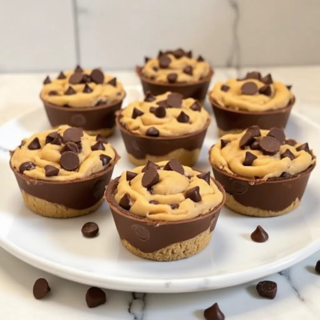 Peanut Butter Chocolate Chip Cookie Cups (2) Peanut Butter Chocolate Chip Cookie Cups 2