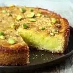 Pistachio Ooey Gooey Butter Cake: The Perfect Sweet Treat for Every Occasion 2 Pistachio Ooey Gooey Butter Cake Freshly Baked and Ready to Serve