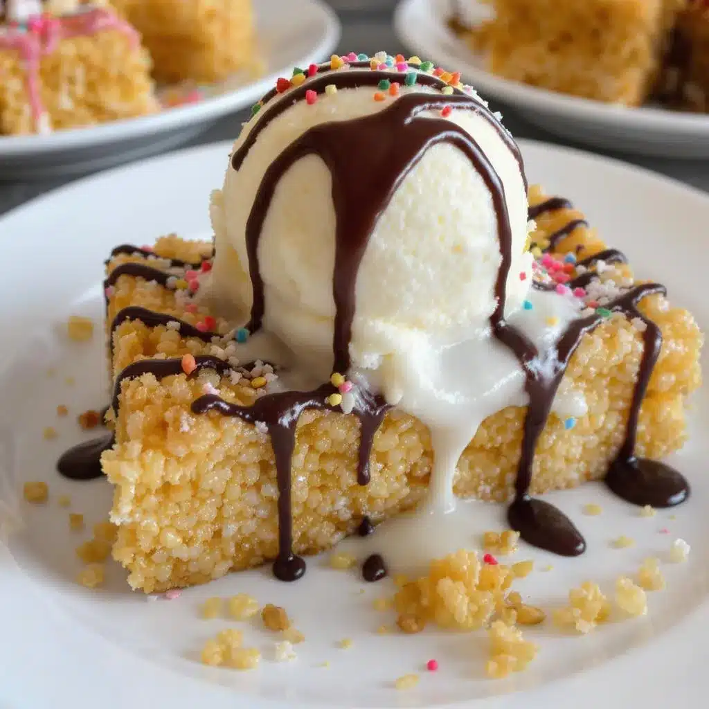 Rice Krispie Ice Cream