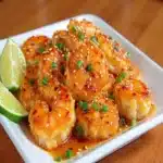 Crispy Bang Bang Shrimp served with creamy, spicy sauce