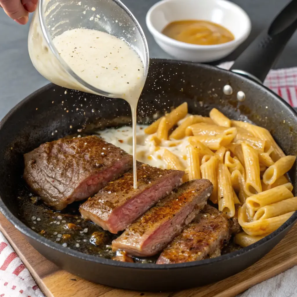 Cajun Steak Penne with Ranch Honey Cheese Sauce – A Flavorful Twist to Your Favorite Dish 9 How to Make Cajun Steak Penne with Ranch Honey Cheese Sauce