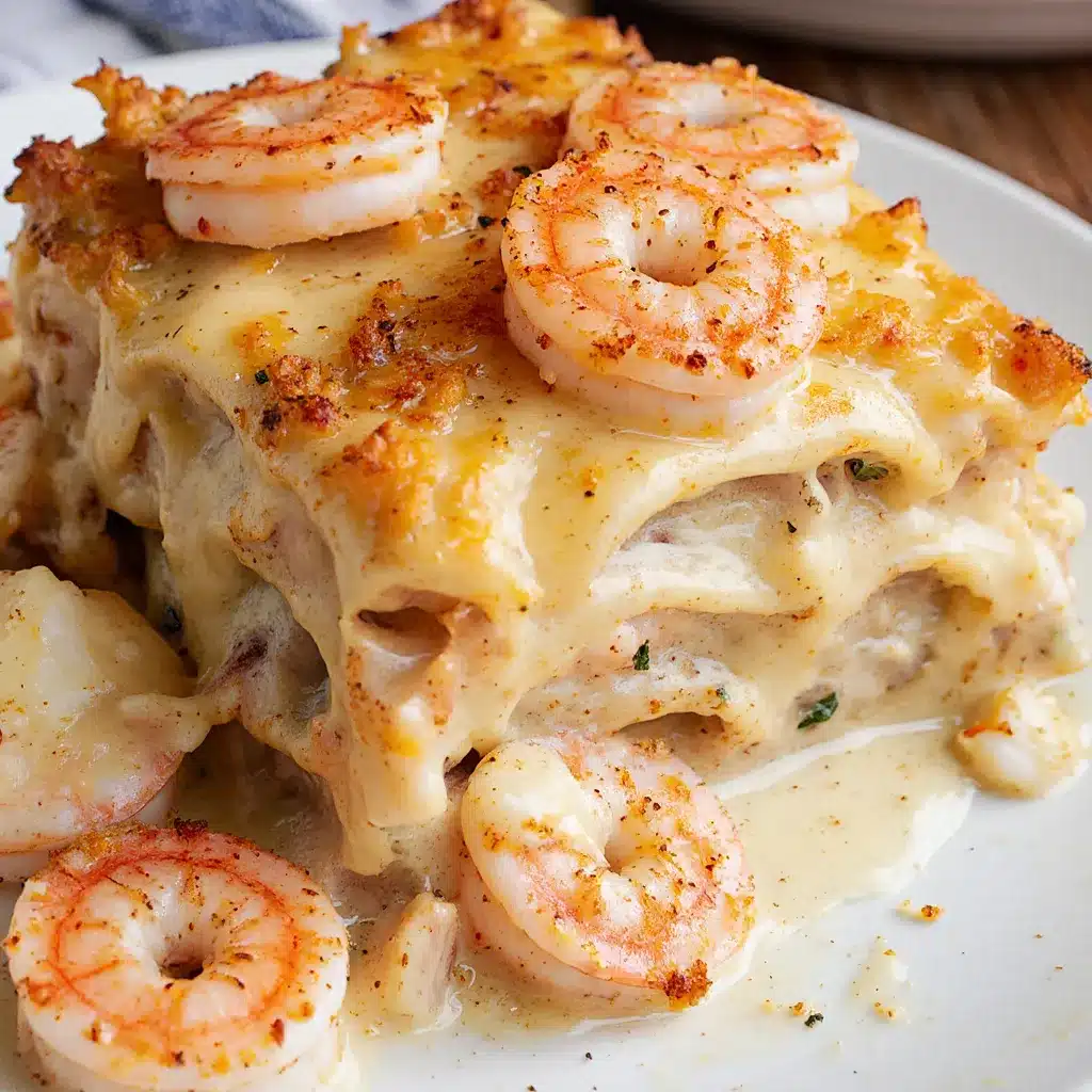 Seafood Lasagna with Shrimp & Crab